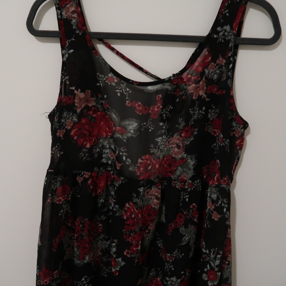 floral print tank top